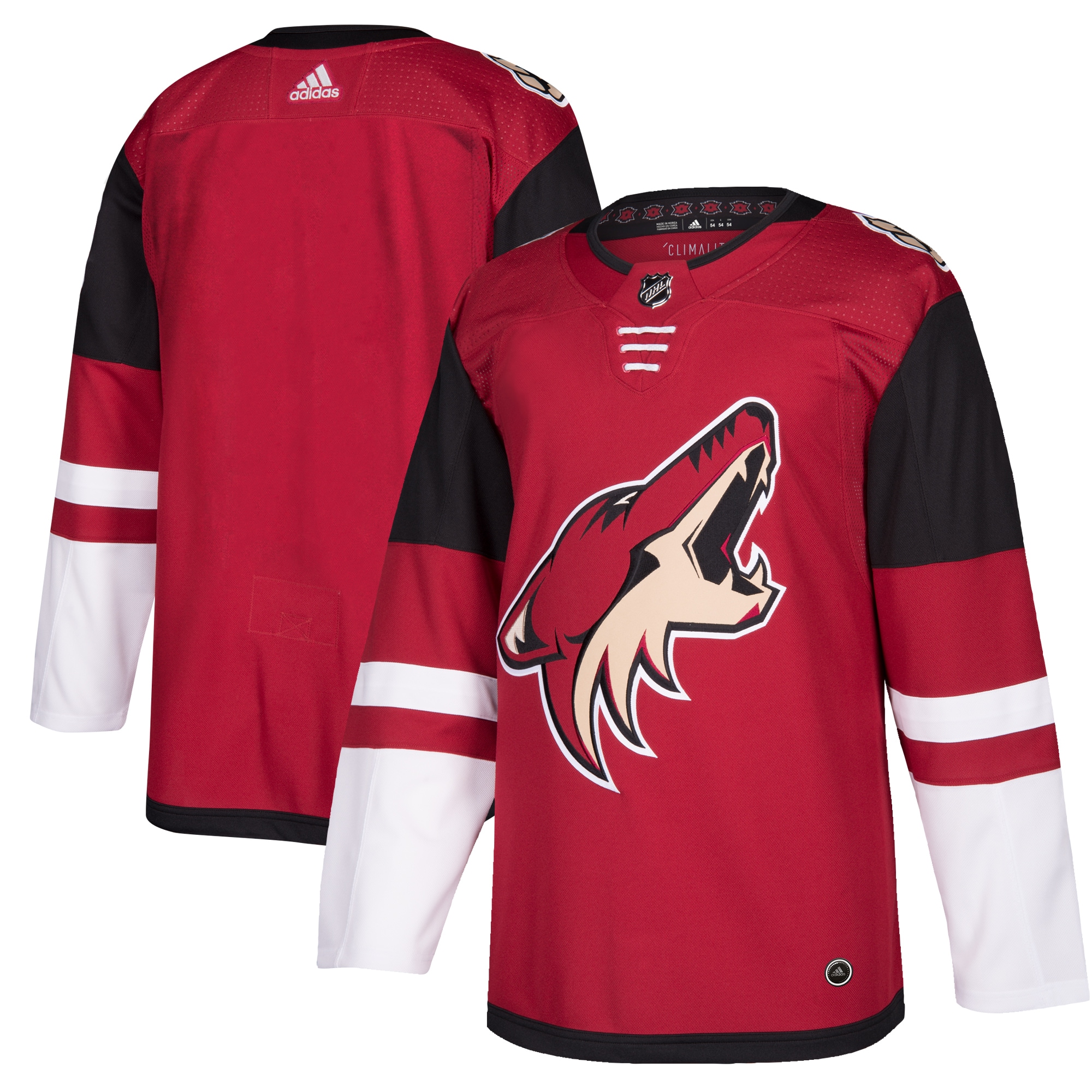 Arizona Coyotes Home Authentic Blank Jersey – Maroon