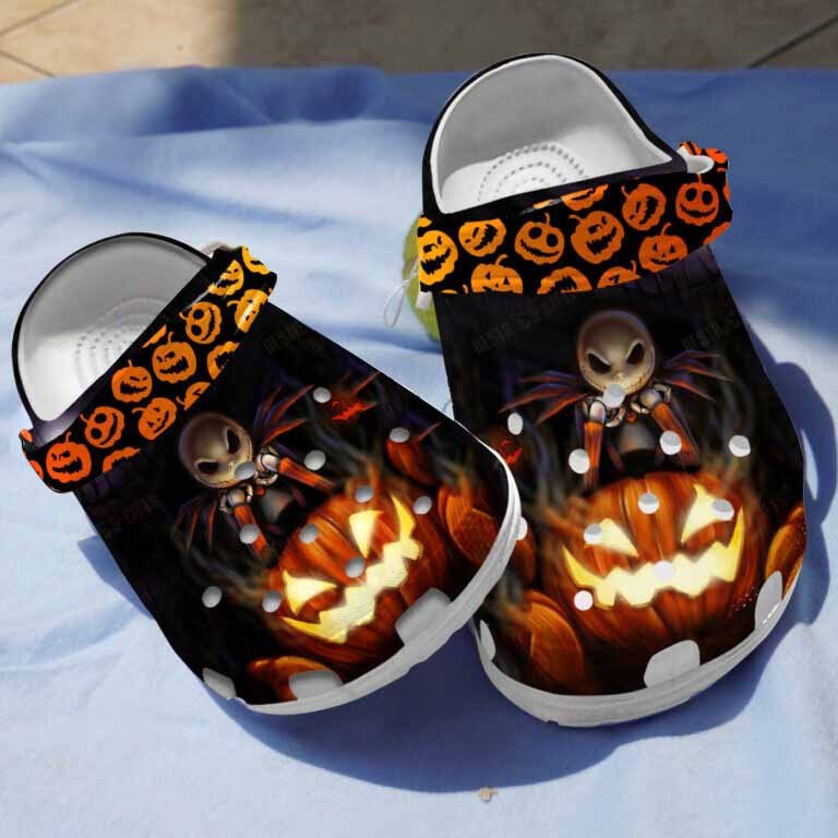 Angry Pumpkin Clogs Crocs Shoes Halloween Gifts For Friends – Hjap235 – Gigo Smart