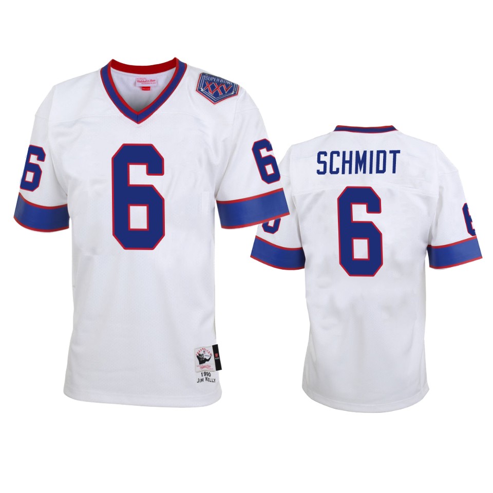 Buffalo Bills Colton Schmidt White Vintage Replica Jersey – Men