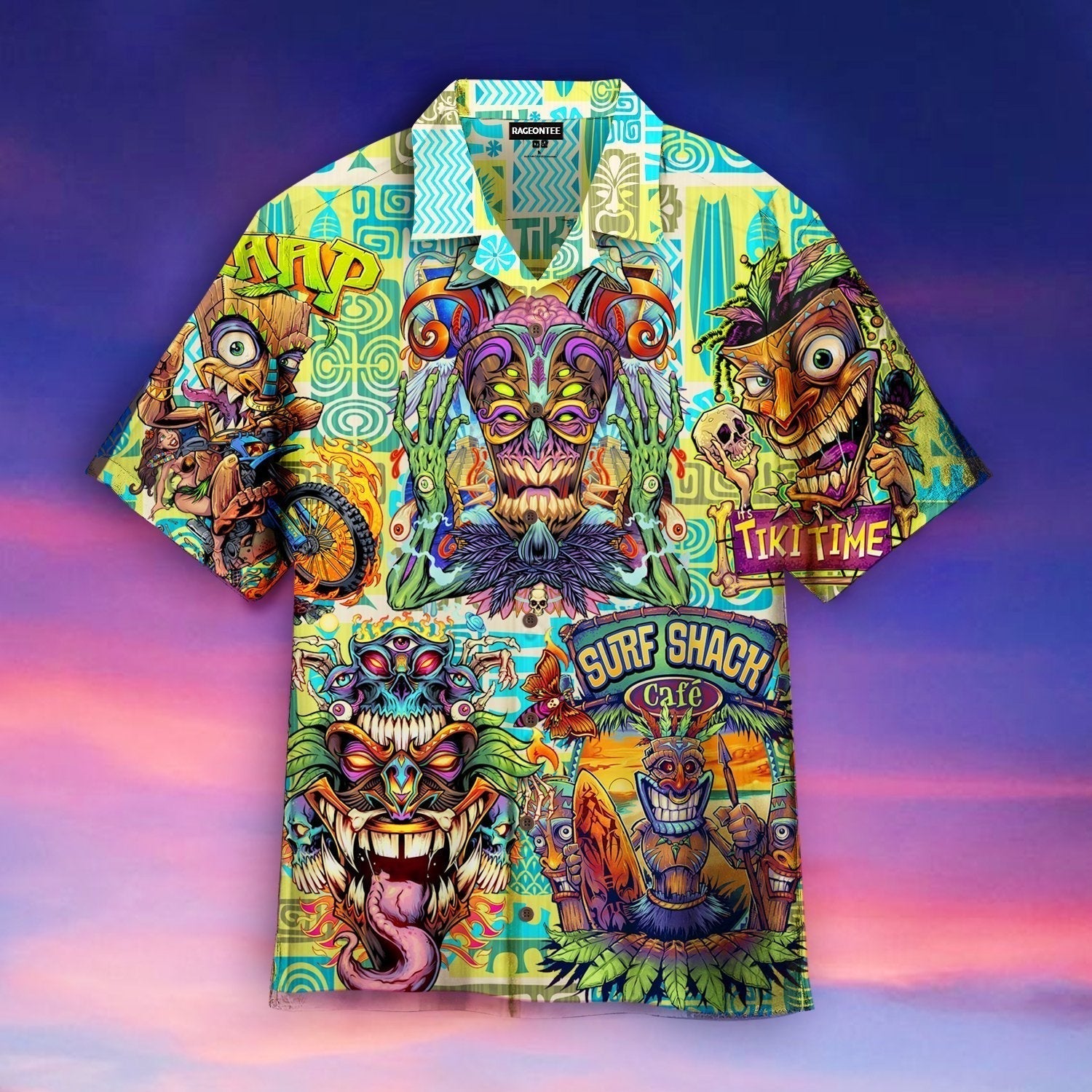 Tiki Creature Tantrum Hawaii Shirt For Men Women Ha32578