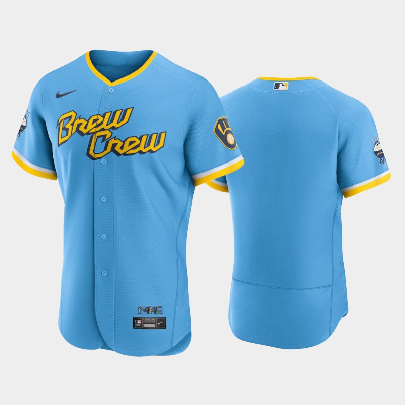 2022-23 City Connect Milwaukee Brewers Jersey – Powder Blue