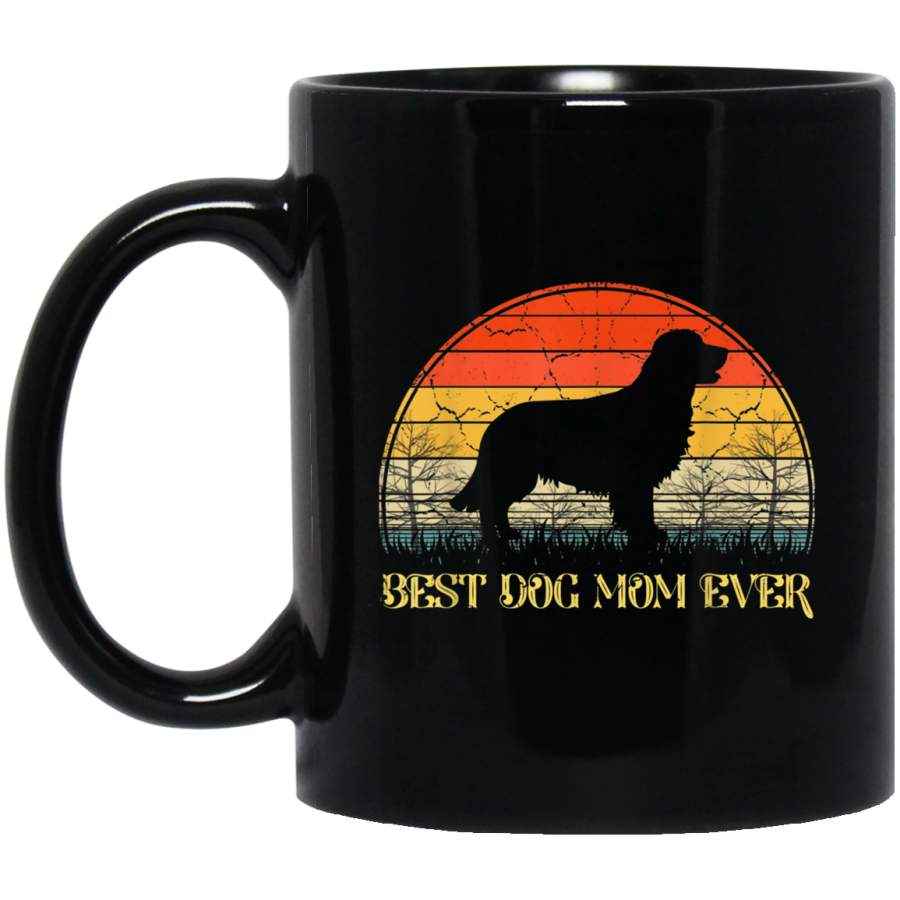 Best Dog Mom Ever Vintage Golden Retriever Dog Lover Gift Mug