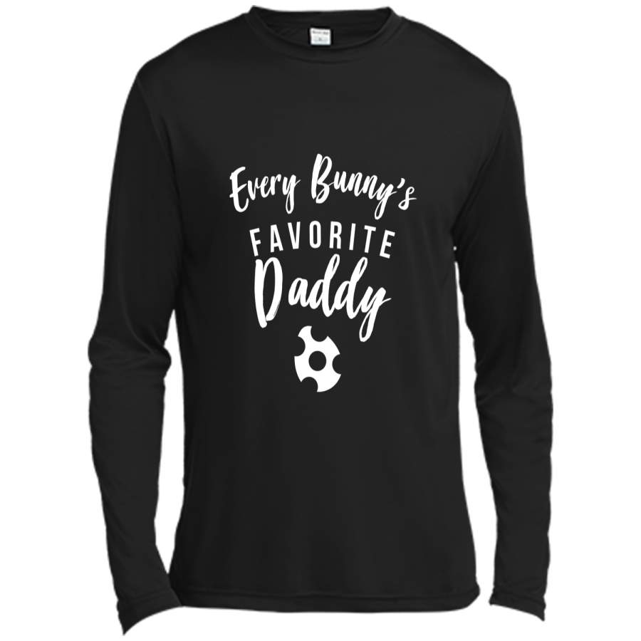 Cute Easter Shirt Every Bunny Favorite Daddy Gift Long Sleeve Moisture Absorbing Shirt