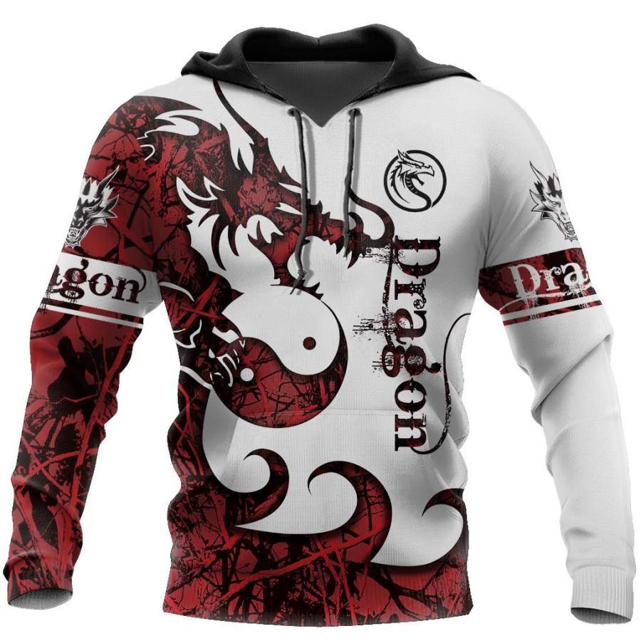 3D Tattoo and Dungeon Dragon Hoodie T Shirt For Men and Women NM050932