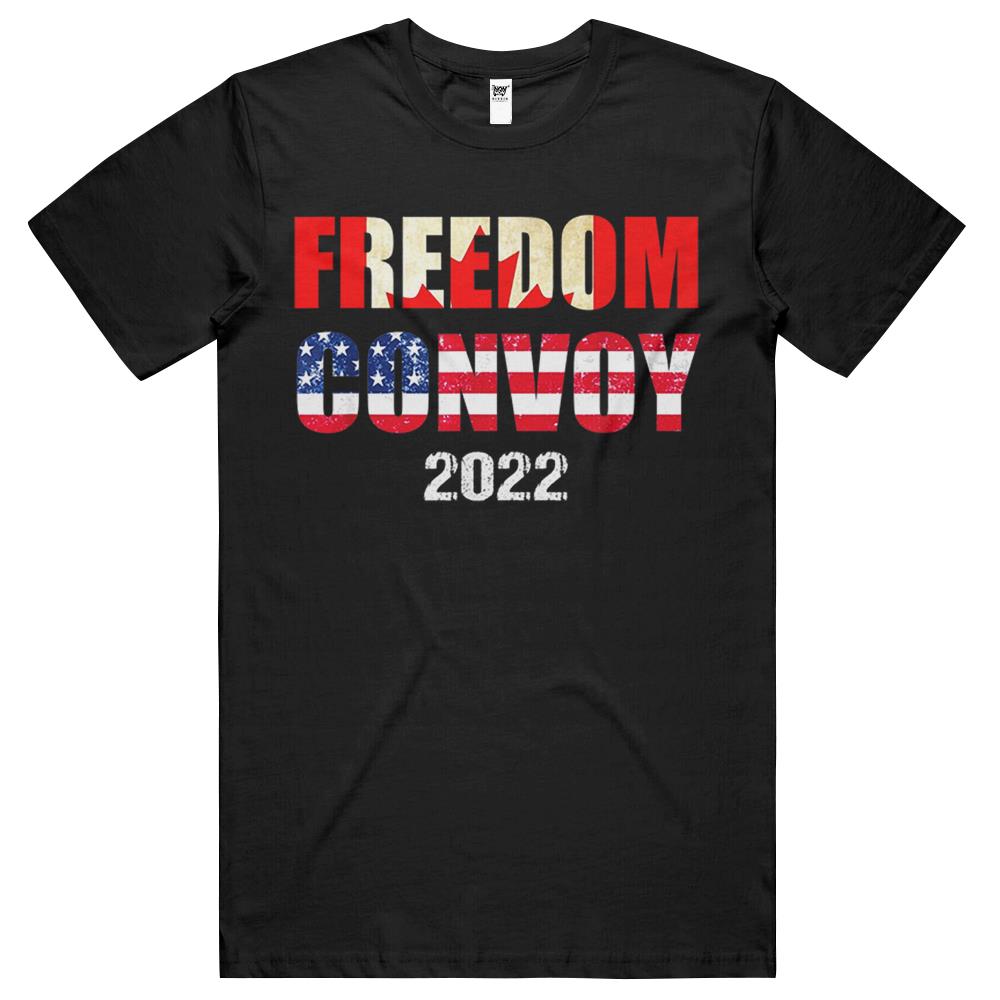 Canada Freedom Convoy 2022 Support Canadian Truckers T Shirts