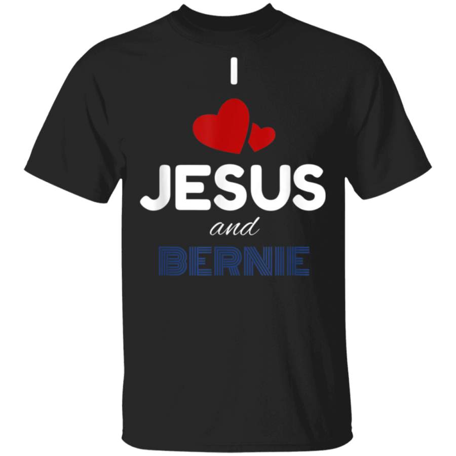 I Love Jesus And Bernie Tshirt