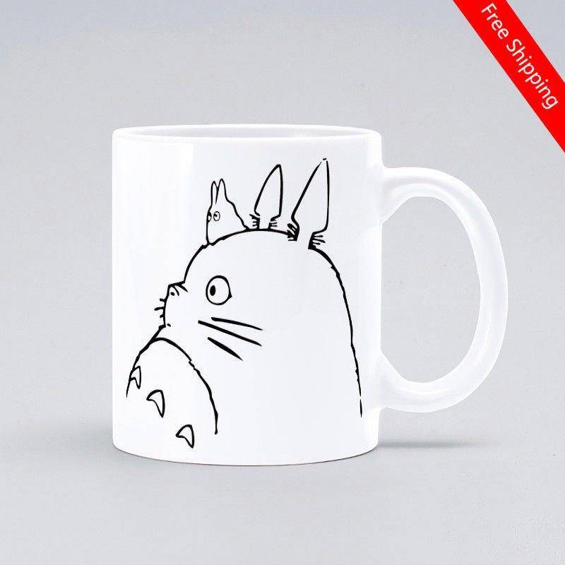 Totoro Mug Coffee Milk Ceramic Cup Creative Home Decor 11 Oz Mug