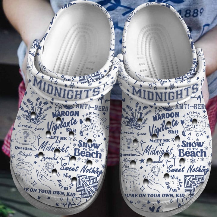 Taylor Swift Crocss Comfortable Crocband Clogs Shoes 18