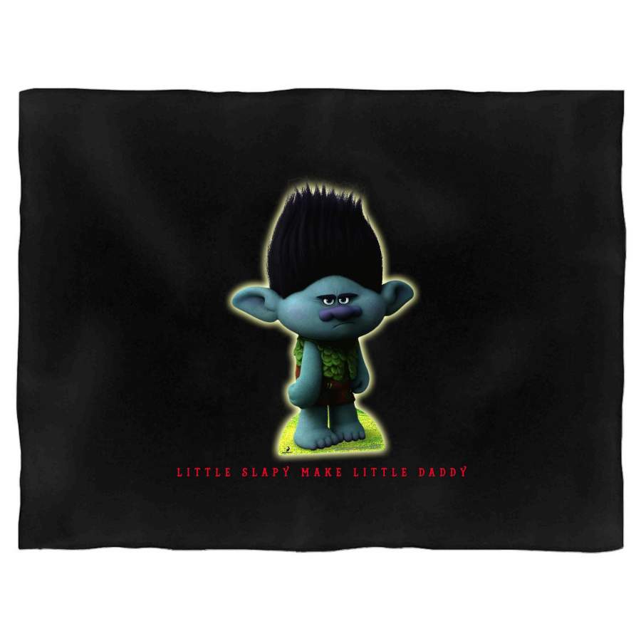 Troll Movie Cloud Little Slappy Make Daddy Happy Graphic Blanket