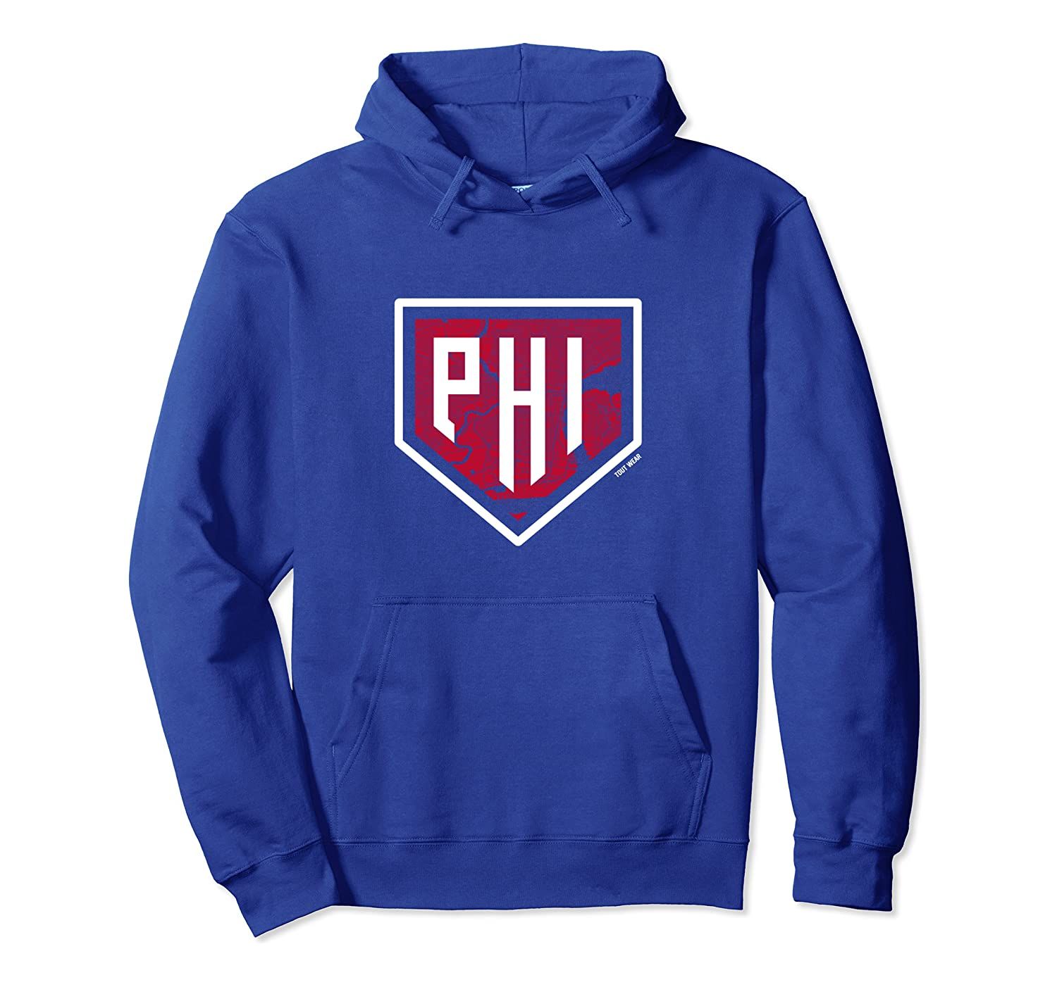 Vintage Philadelphia Baseball Home Plate City Map Pullover Hoodie, T-Shirt, Sweatshirt, Tank Top, Racerback, Dolman