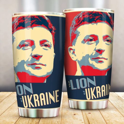 Zelensky Ukraine, The Lion Of Ukraine 3D Tumbler