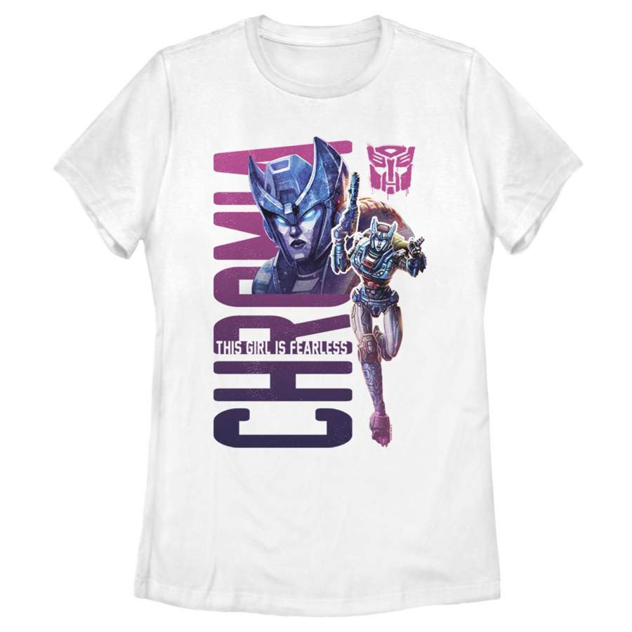 Transformers Women’s Chromia Fearless Girl  T-Shirt