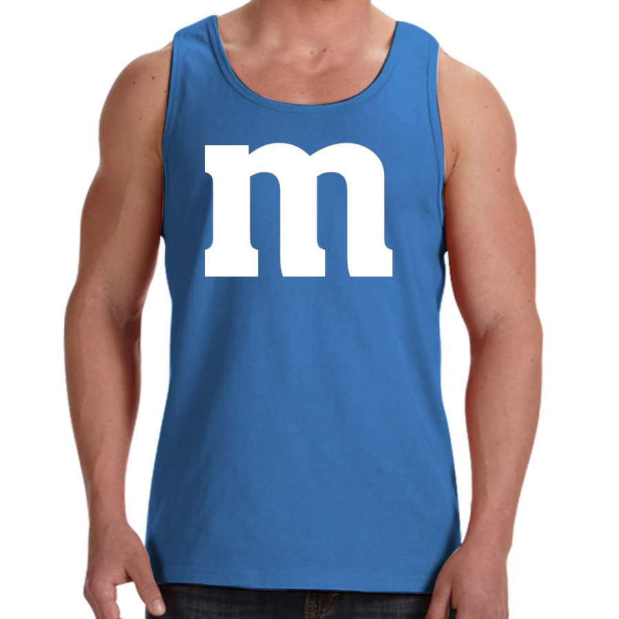 M&M Candy Funny Halloween Costume T-Shirt Men Tank Top