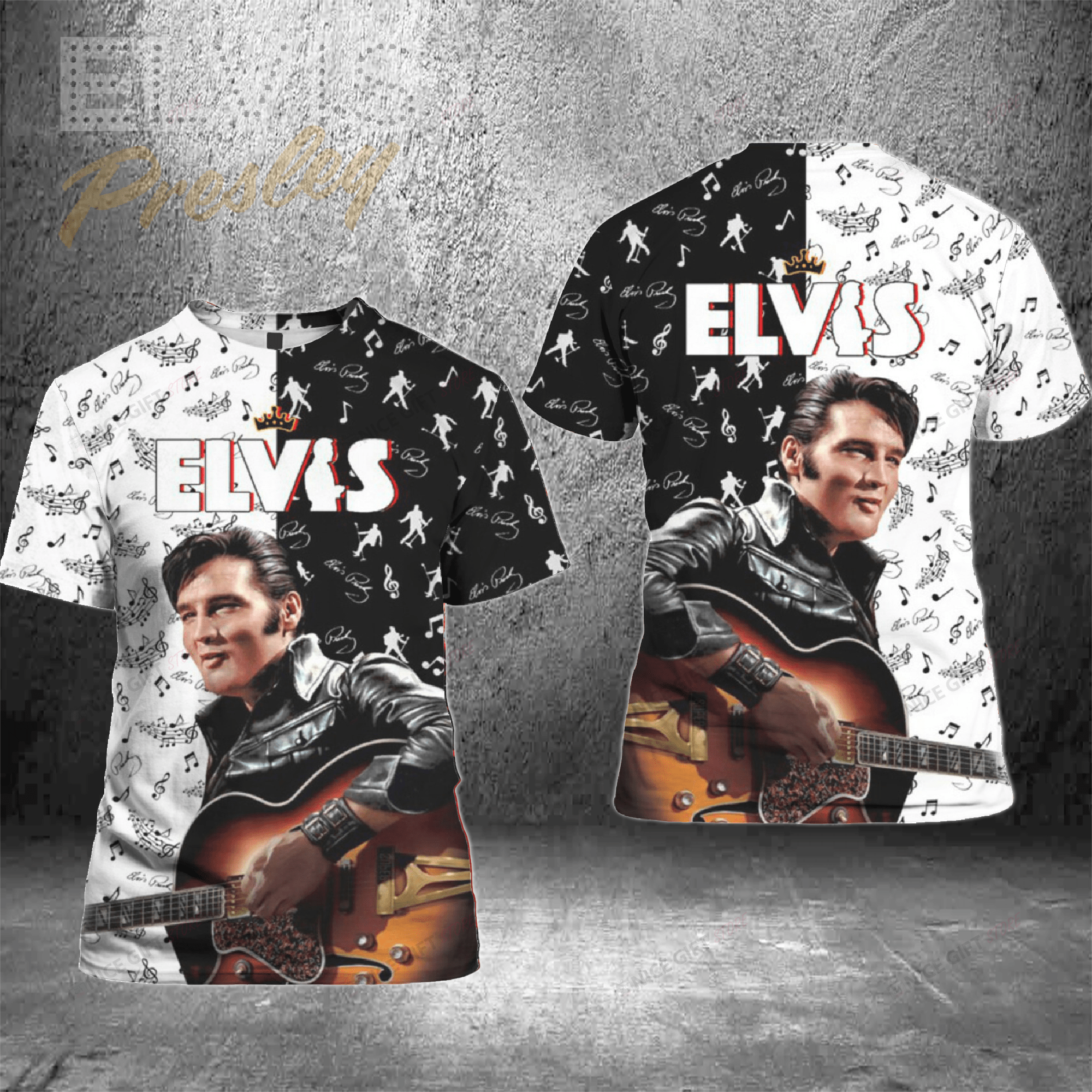 Elvis Presley 3D T-Shirt 3Ts-S8B3