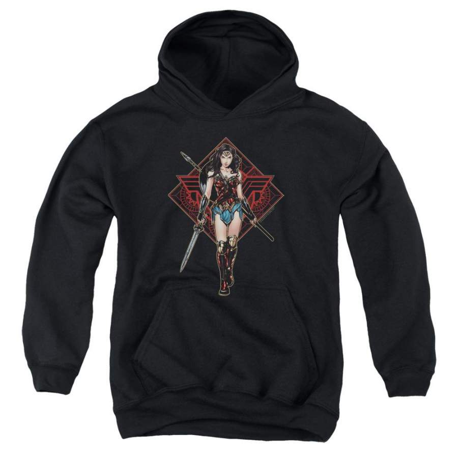 Wonder Woman Warrior Youth Hoodie (Ages 8-12)