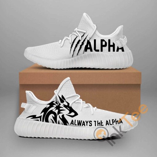 Alpha Custom Shoes Personalized Name Yeezy Sneakers