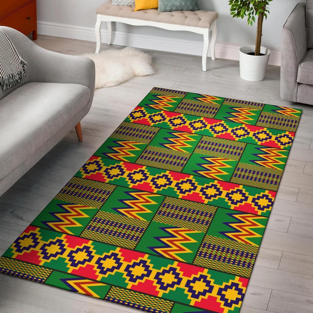 Greek Life Area Rug – Reggae Golden Kente