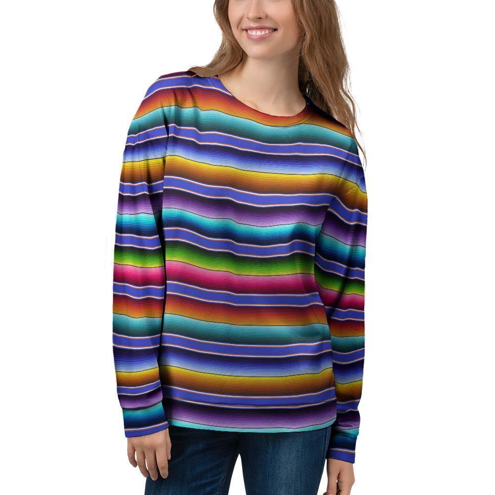 Baja Serape Mexican Women’S Sweatshirt