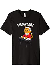 Meowzart Classical Musical Cat Kitten, Mozart Classic Music Premium T-Shirt