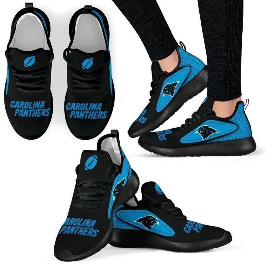 Legend React Carolina Panthers Mesh Knit Sneakers #811