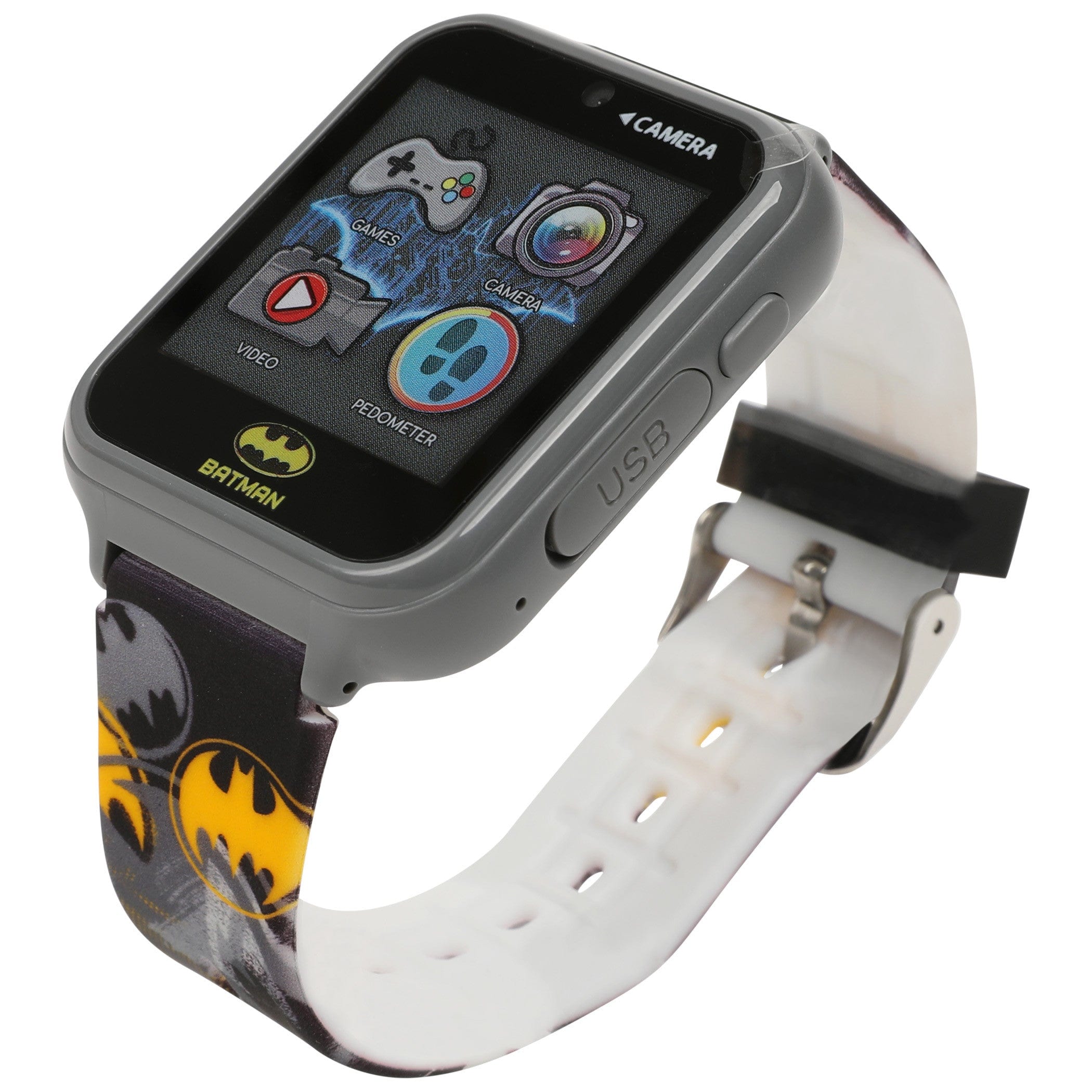 Batman Symbols All Over Accutime Kids Interactive Watch