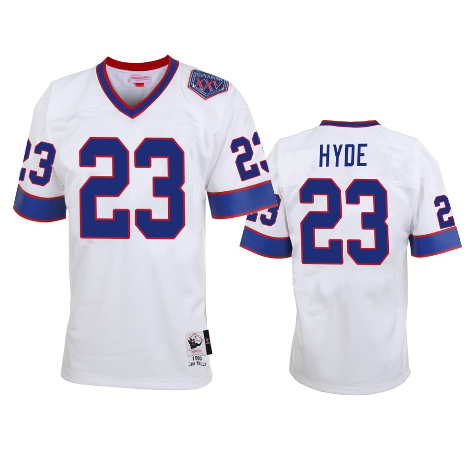 Buffalo Bills Micah Hyde White Vintage Replica Jersey – Men