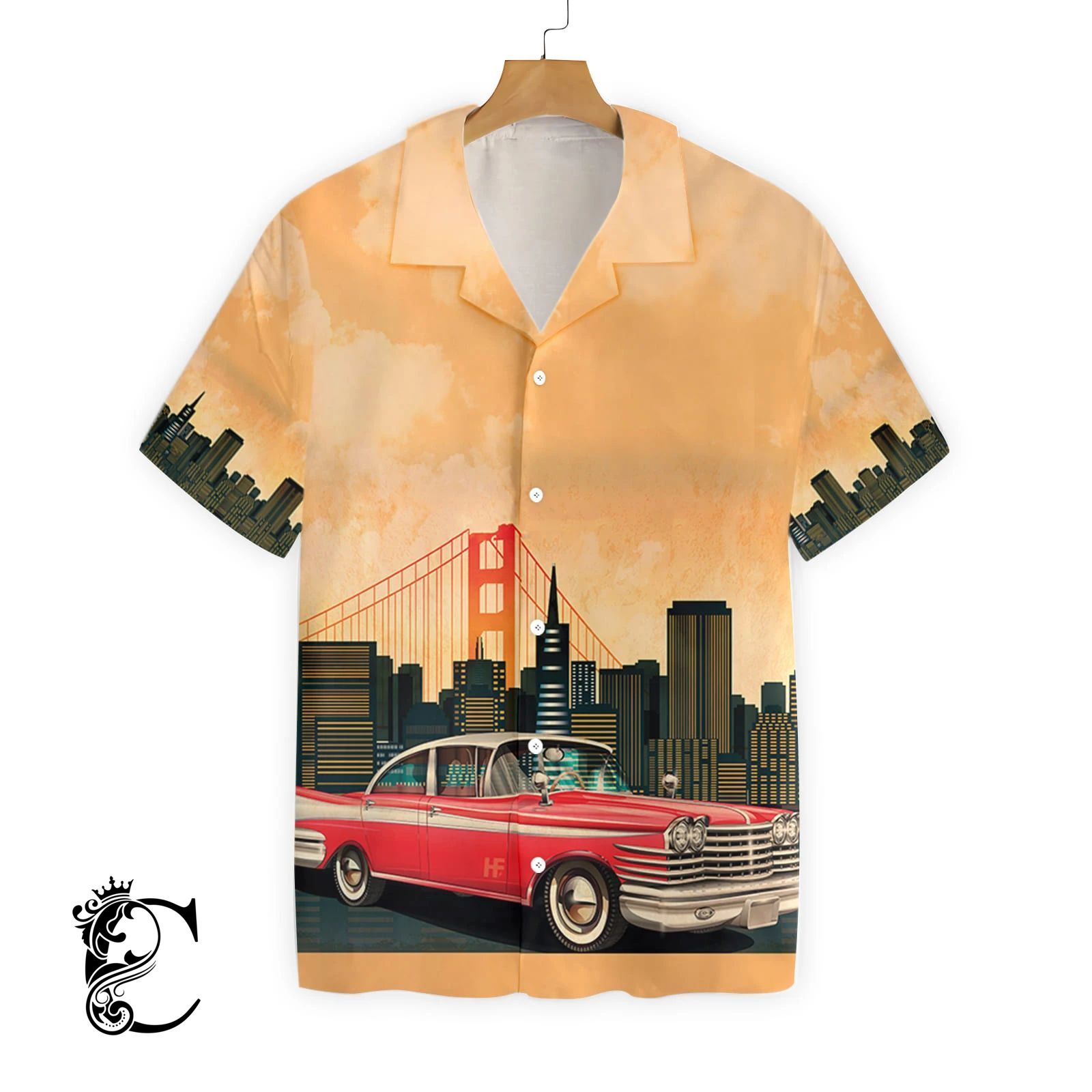 Us San Francisco Golden Gate Bridge Vintage Ez26 3010 Hawaiian Shirt