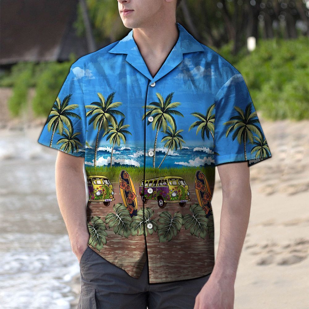 Tropical Hippie Bus H4806 – Hawaiian Shirt