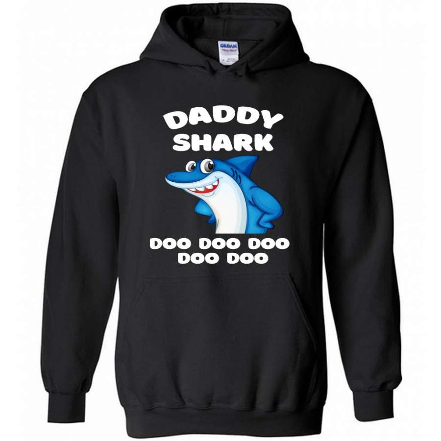 Daddy Shark Doo Doo Doo Doo Doo Doo, Father’s Day Gift – Gildan Heavy Blend Hoodie