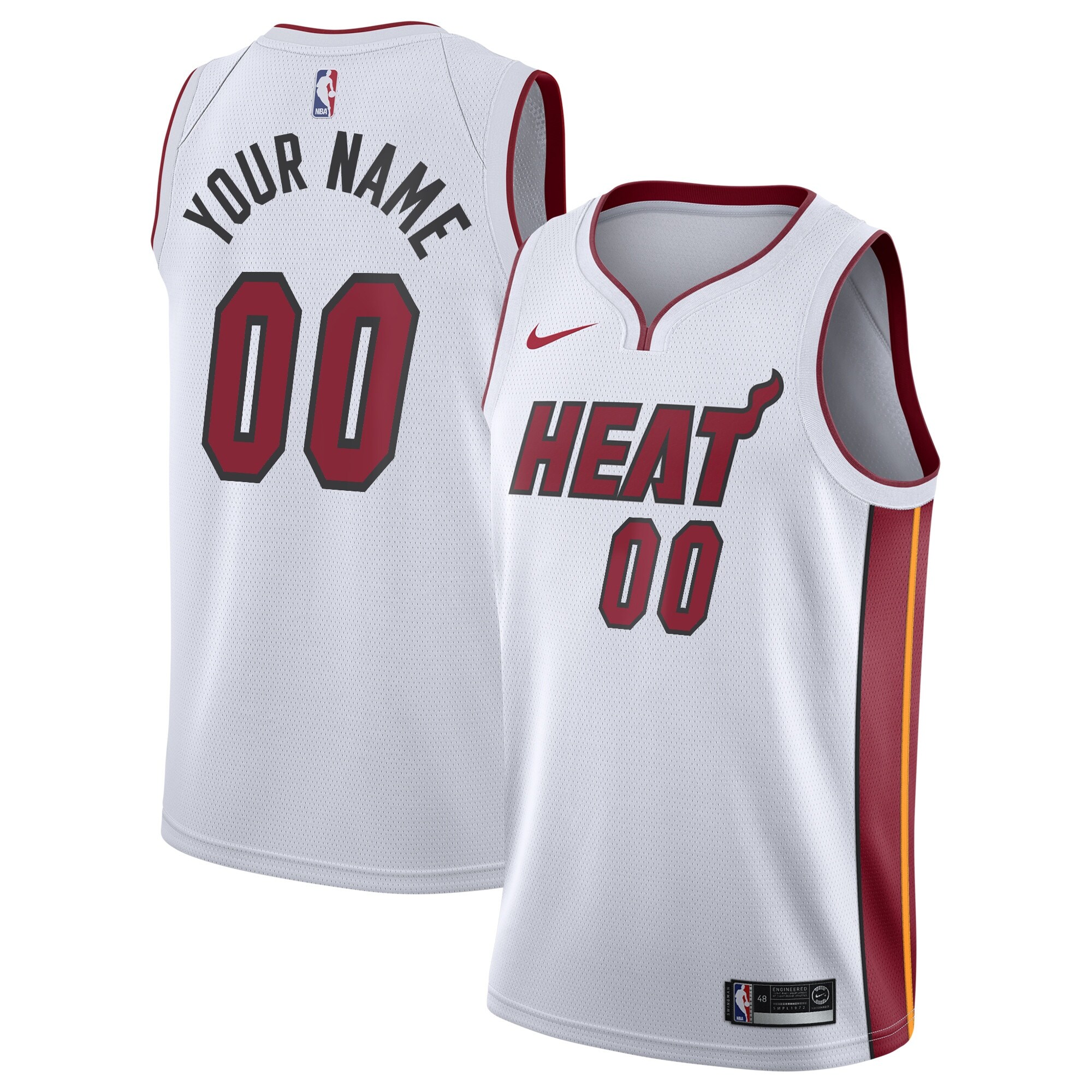 Miami Heat Association Swingman Jersey – Custom – Youth