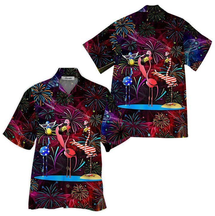 Flamingo Hawaii Shirt Unisex Adult Ha106925