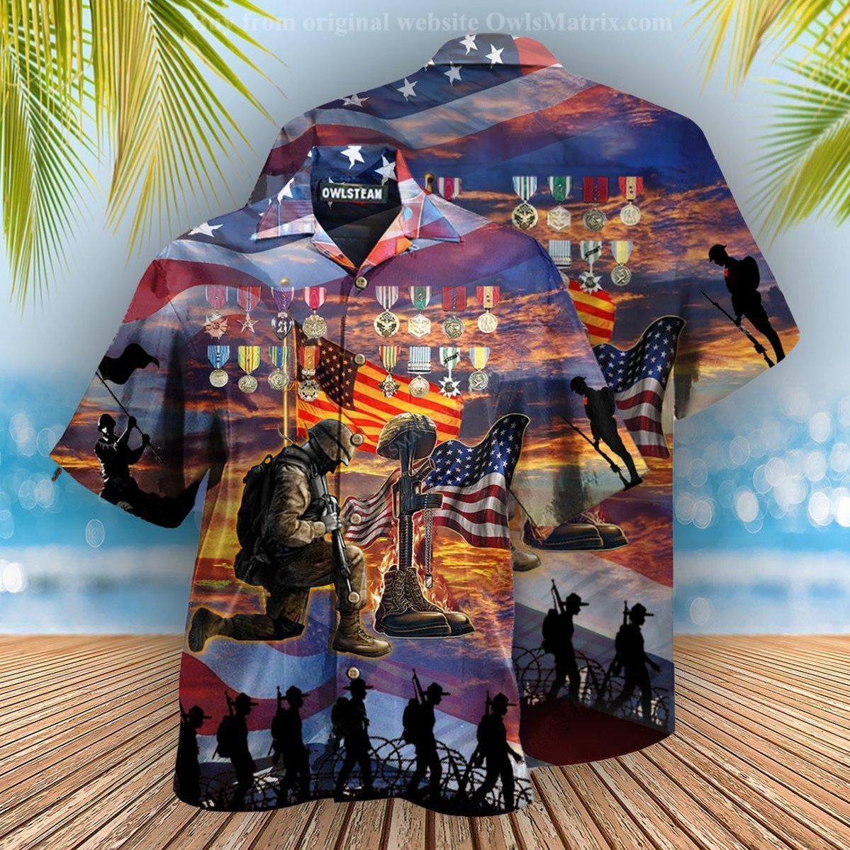 Veteran The High Price Of Freedom Is A Cost Paid By A Brave Few Edition Hawaiian Shirt | For Men & Women | Adult | Hw9737