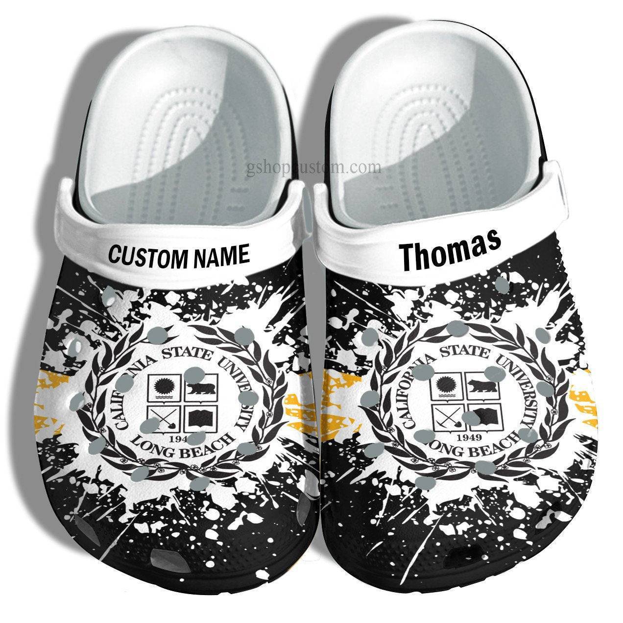 California State University Long Beach Graduation Gifts Croc Crocss Clog Shoes Customize – Admission Gift Crocss Clog Shoes