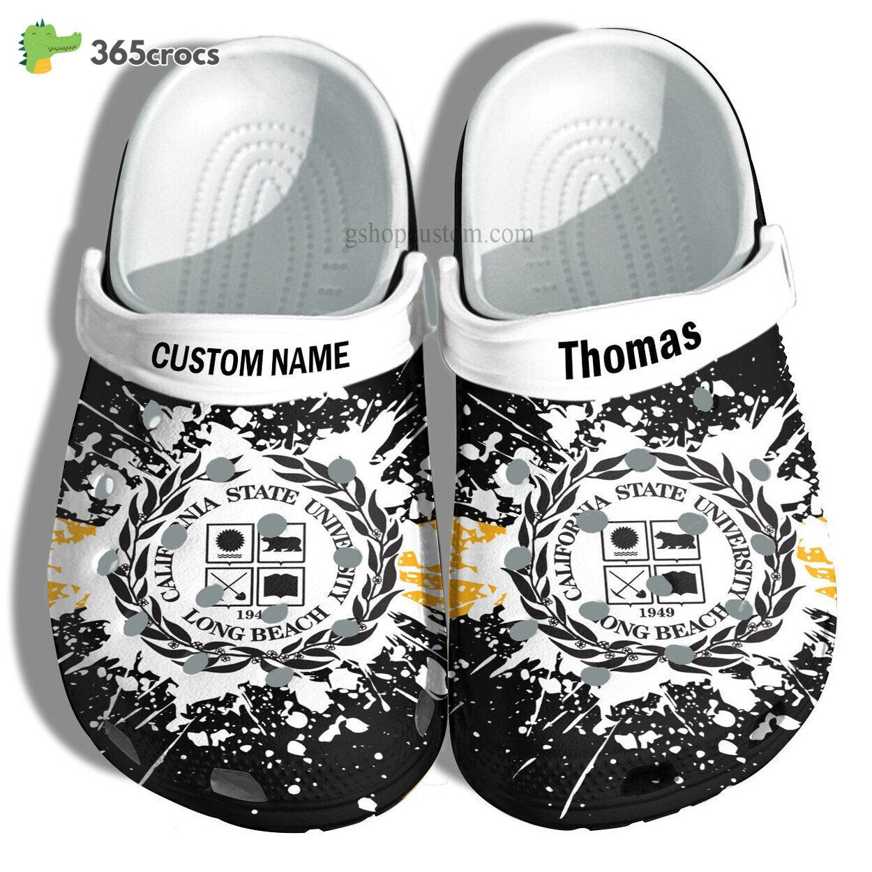 California State University Long Beach Graduation Gifts Croc Shoes Customize Admission Gift Shoes