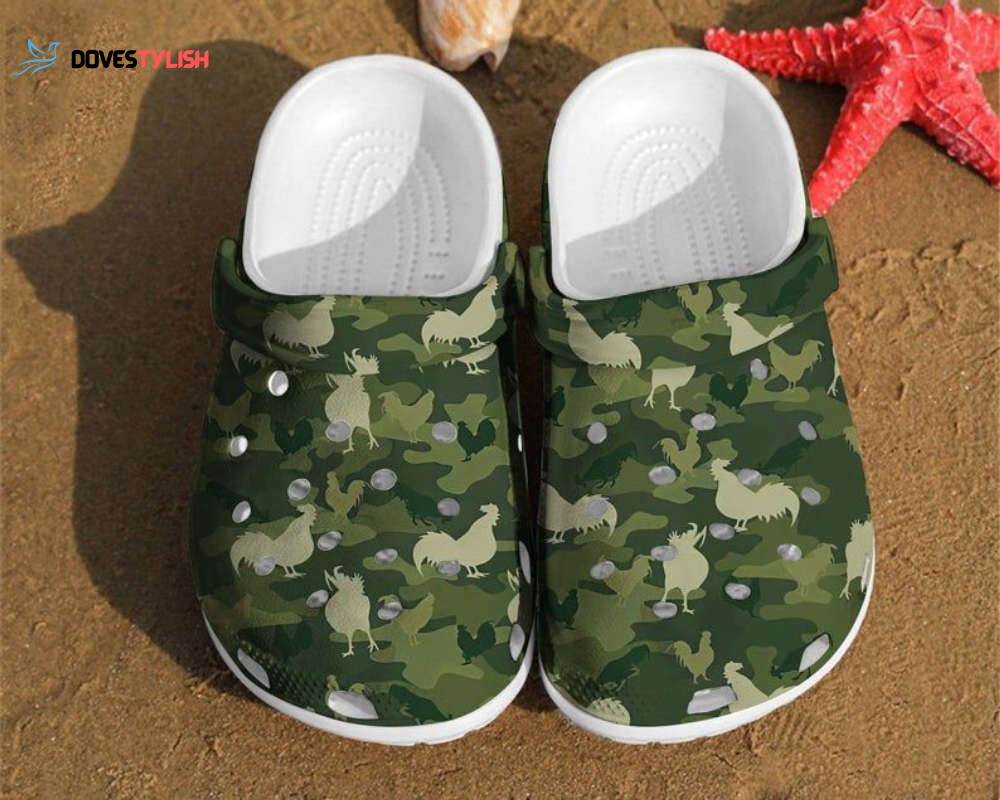 Camo Clogs Camo Chicken Clogs Rubber Clogs Shoes Clogs Unisex Footwear