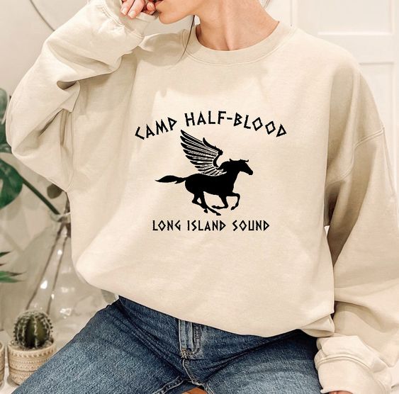 Camp Halfblood Sweatshirt Camp Half-Blood Sweater Trendy