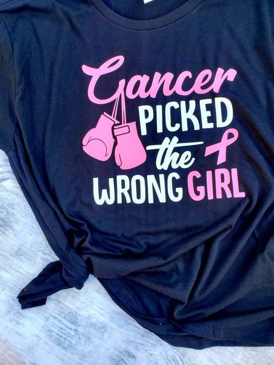 Cancer Picked The Wrong Girl Shirt, Breast Cancer Survivor Shirt, October We Wear Pink Shirt, Pink Ribbon Shirt