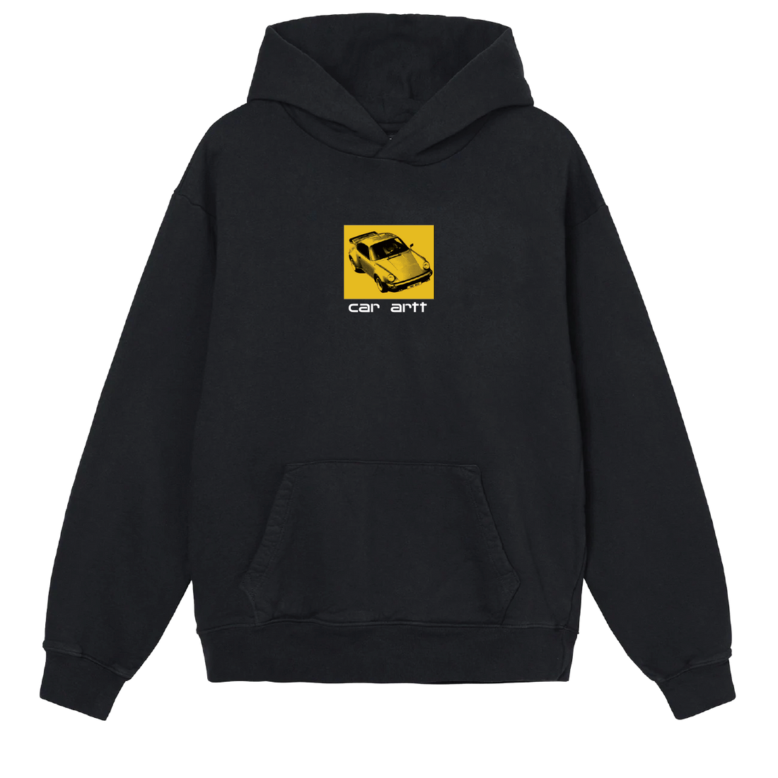 Car artt Yellow Box Hoodie