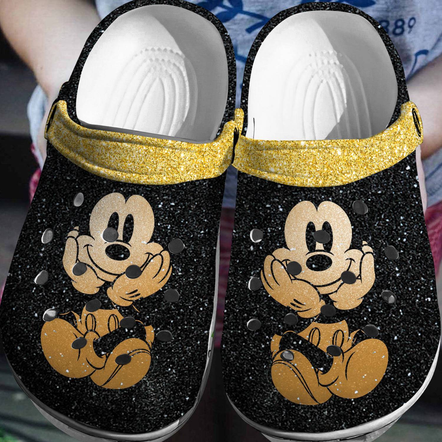 Cartoon Charm: Mickey Mouse Crocss Classic Clogs