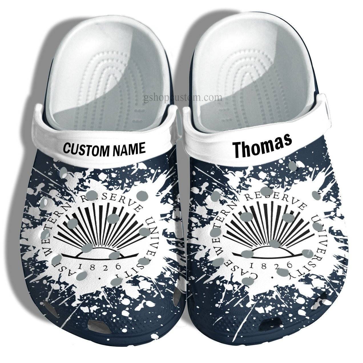 Case Western Reserve University Graduation Gifts Croc Shoes Customize – Admission Gift Crocss Shoes