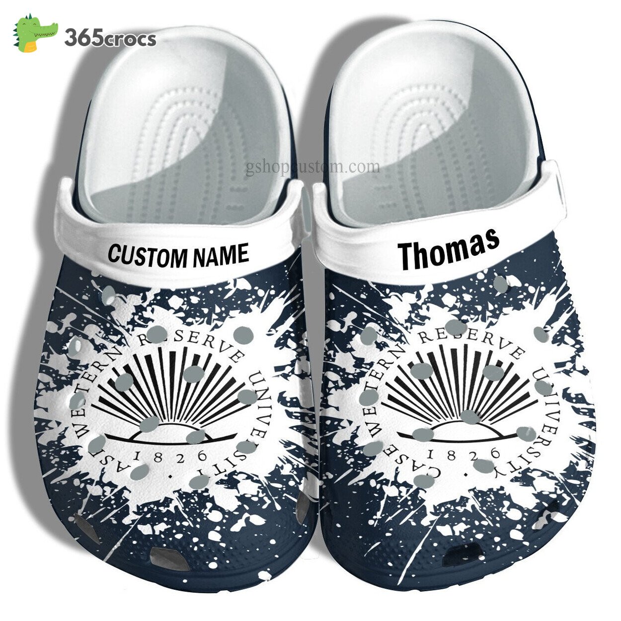 Case Western Reserve University Graduation Gifts Croc Shoes Customize Admission Gift Shoes