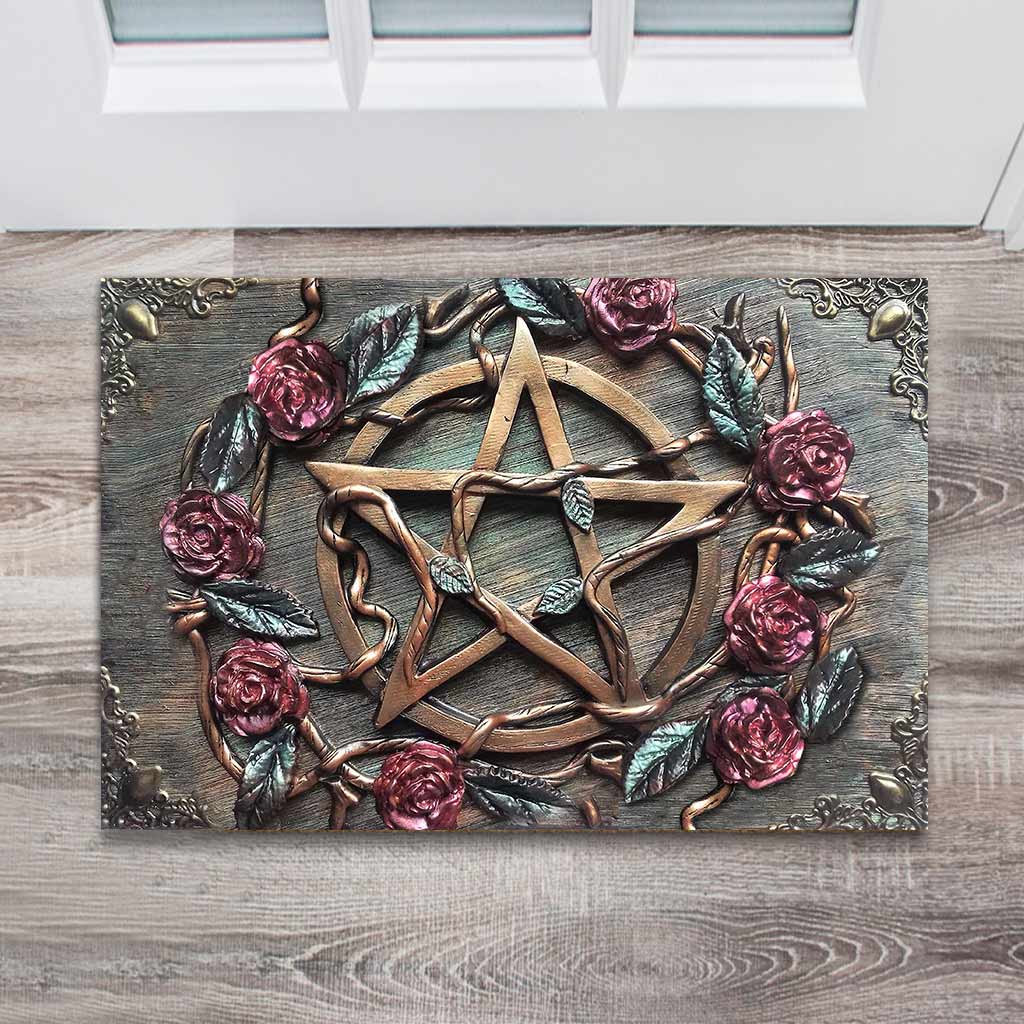 Mystical Witch’S 3D Pattern Print Doormat