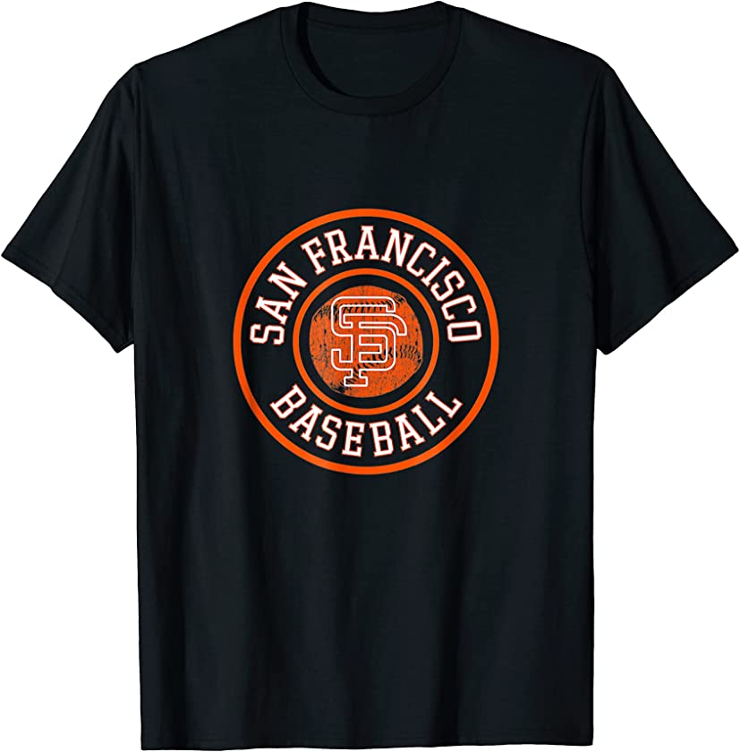 Vintage San Francisco Baseball SF The City Badge Giant T-Shirt