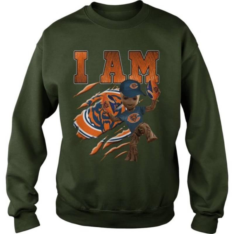 Strong Groot I am Chicago Bears shirt Sporty shirt, hoodie, tank top – tml