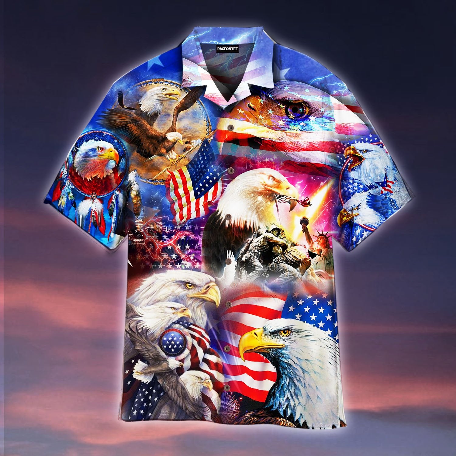 Soar Like An America Eagle Hawaii Shirt For Men Women Adult Ha111160