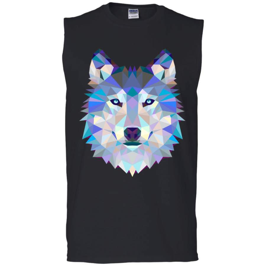 Wolf Animals Gift Men’s Ultra Cotton Sleeveless T-Shirt