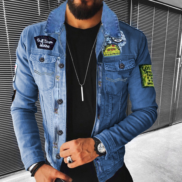 2230 * coat men’s imitation lamb style thickened denim coat men’s new winter jacket alx