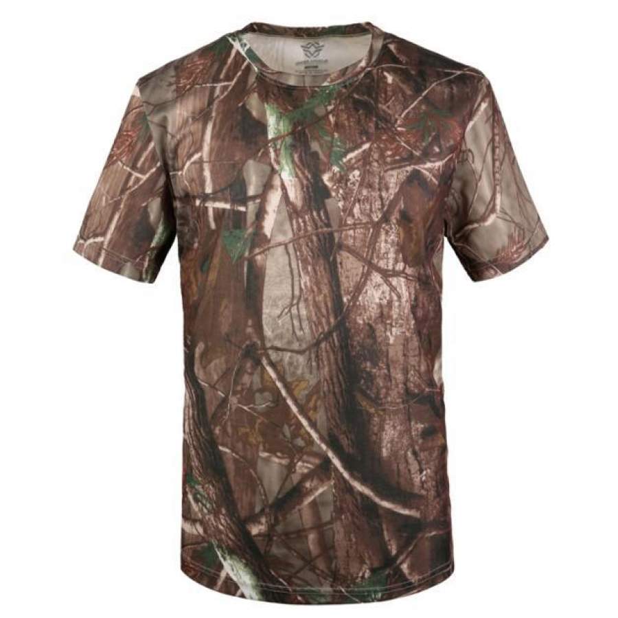 Coolmax Tactical Camouflage T Shirt Men Breathable Quick Dry US Army Combat T-Shirt Hunt T shirts