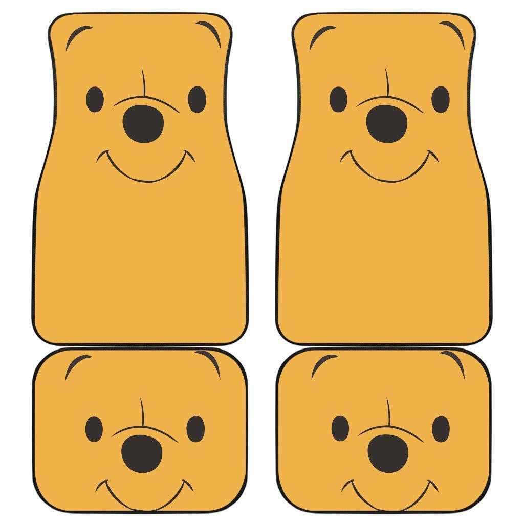 Pooh Hungry Face Disney Cartoon Car Floor Mats 191030 Personalized Car Seat Floor Mat Custom Print