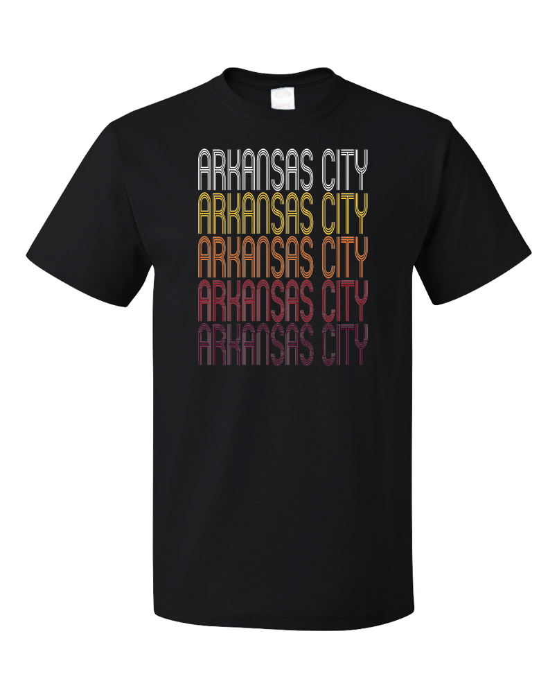 Arkansas City, Ks | Retro, Vintage Style Kansas Pride  T-Shirt